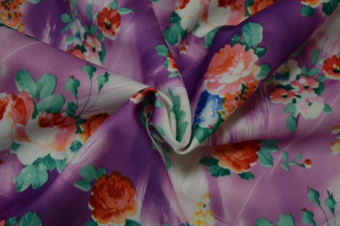 针织雪纺数码印花